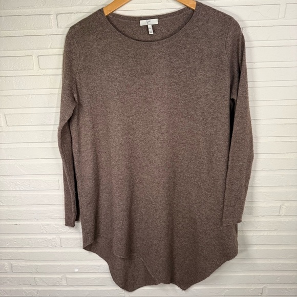 Joie Sweaters - Joie Brown Wool Cashmere Blend Oversized Asymmetrical Sweater, Women’s Size XS